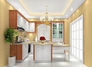 廚房裝修效果圖2018 U型櫥柜設(shè)計(jì)，尚品宅配助力增大廚房空間